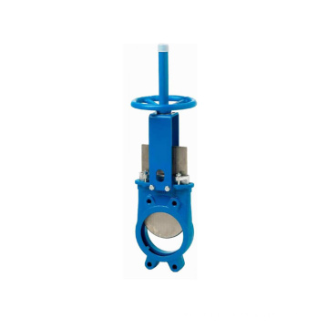 high quality manual stainless steel natural gas knife gate valve DN200 with hand wheel